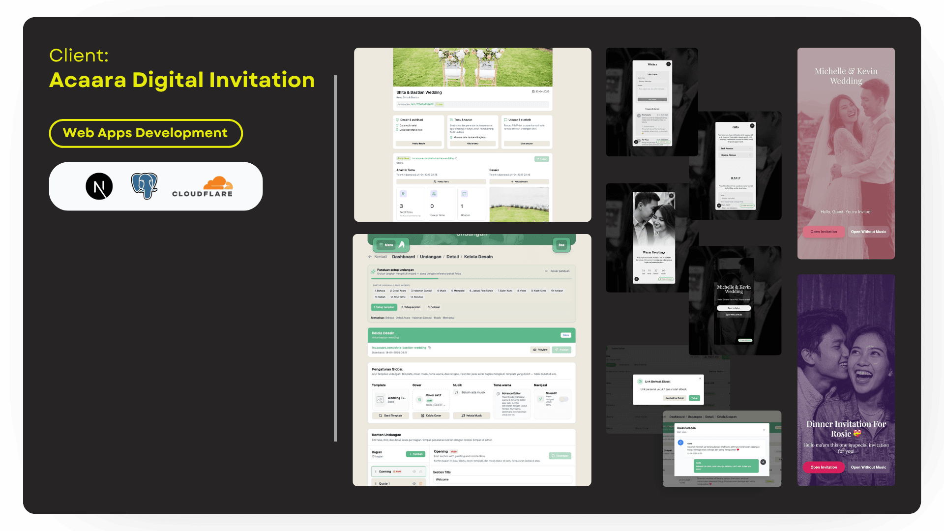 Acaara — Digital Invitation SaaS: Image 1