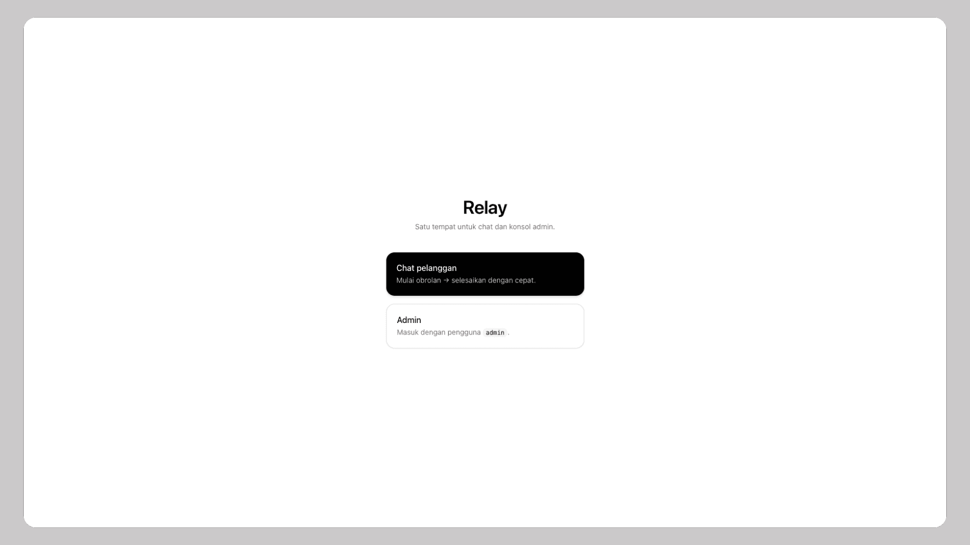 Relay CRM — AI-Native Support System: Image 1