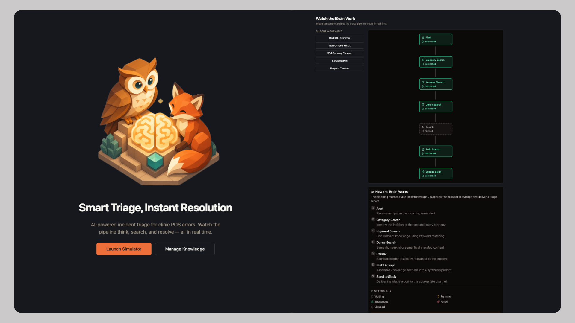 Incident Brain — AI-Native Incident Response System project preview